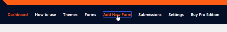 Add new form