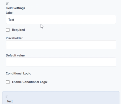 Customize field settings
